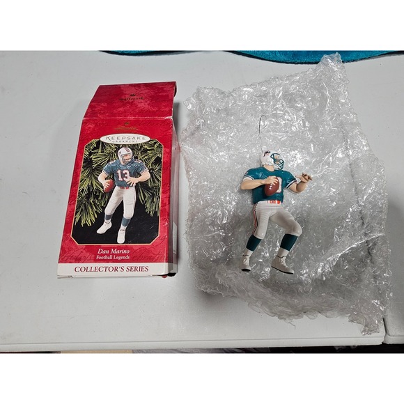 NFL Hallmark Dan Marino christmas orniment  vintage - Picture 2 of 5